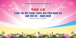 Phát động Giải thưởng Mỹ thuật Thiếu nhi tỉnh Nghệ An lần thứ VII, năm 2026