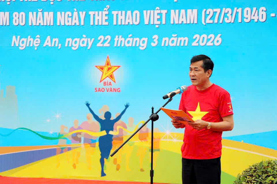 Lễ phát động Ngày chạy Olympic vì sức khỏe toàn dân và khai mạc giải Việt dã tỉnh Nghệ An năm 2026