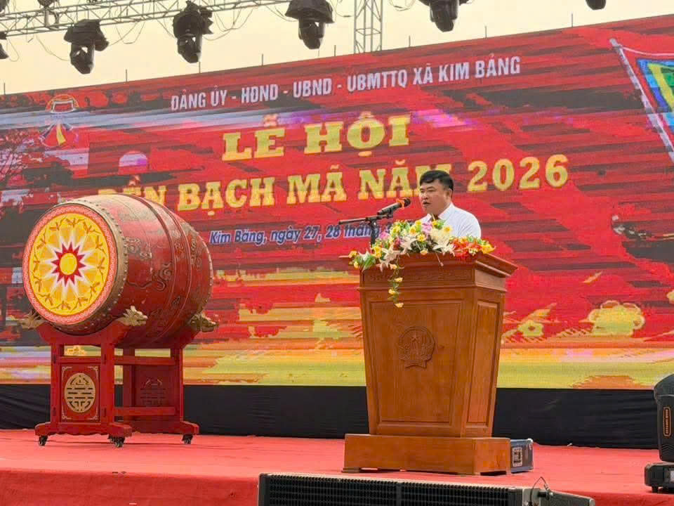 Xã Kim Bảng Trang trọng khai mạc Lễ hội đền Bạch Mã năm 2026